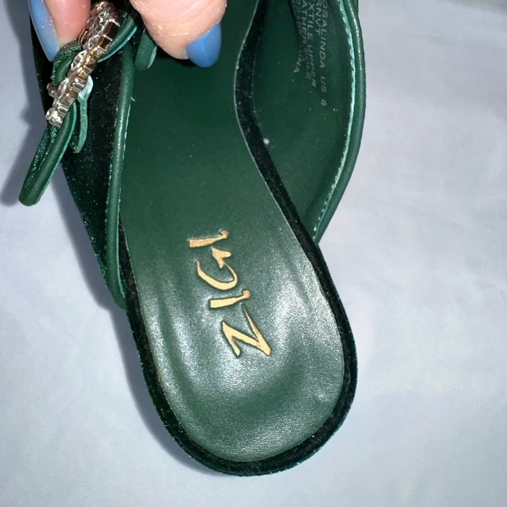 ZIGI BEAUTIFUL GREEN PLATFORM CLOGS - Picture 4 of 12